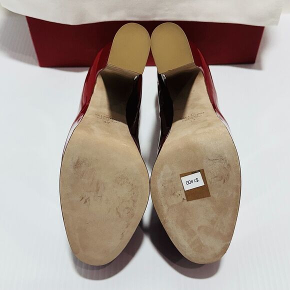 NIB Valentino Garavani EU 37 US 7 Tan-Go Platform Pumps Red Patent Leather $1400 - Picture 12 of 15